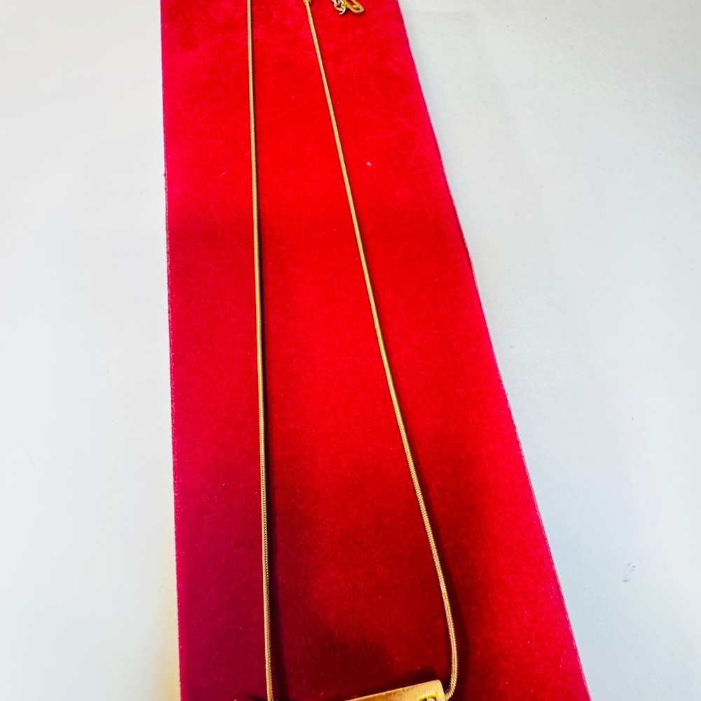 Dior Gold J'ADORE Pendant Necklace - Picture 12 of 15